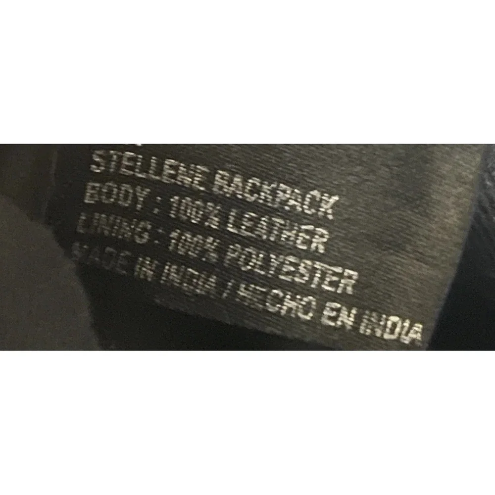Lodis Stellene Black Pebbled‎ Leather Backpack Travel Laptop Minimalist Bag